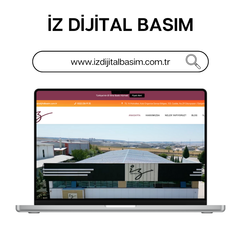 İz basım web tasarım hizmeti