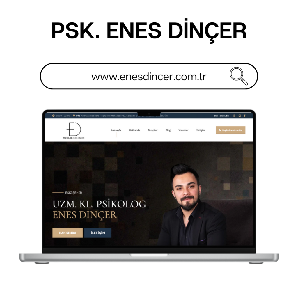 psikolog enes dinçer web tasarım