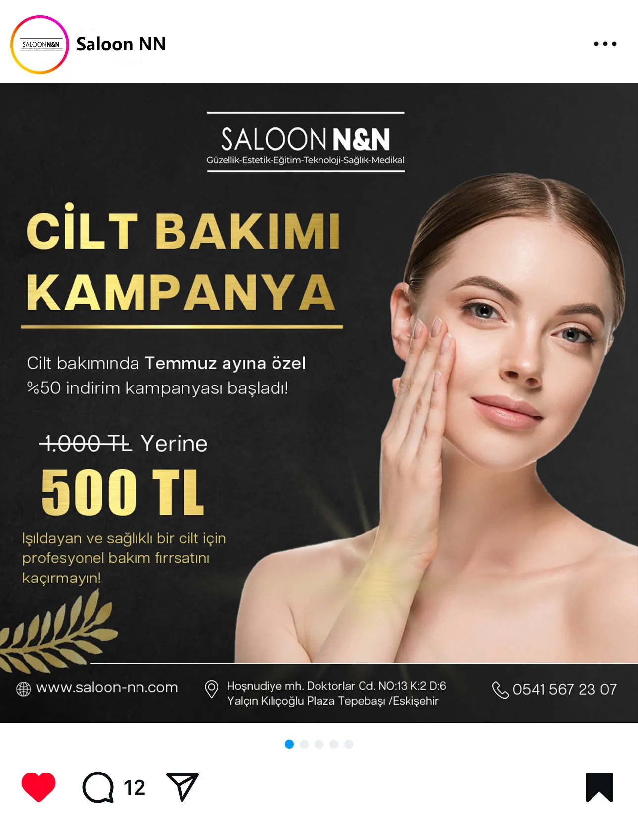 Saloon NN Sosyal Medya Yönetimi